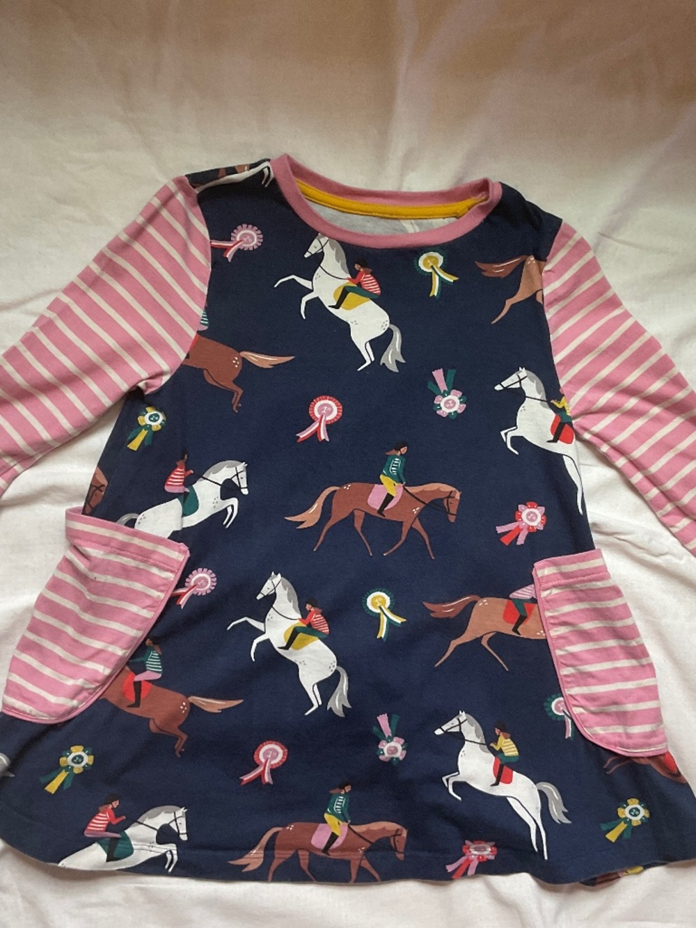 Mini Boden Cotton Tunic Girls Play Shirt - Size 9-10Y